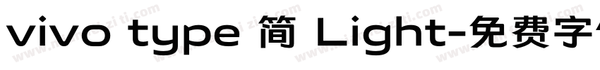 vivo type 简 Light字体转换